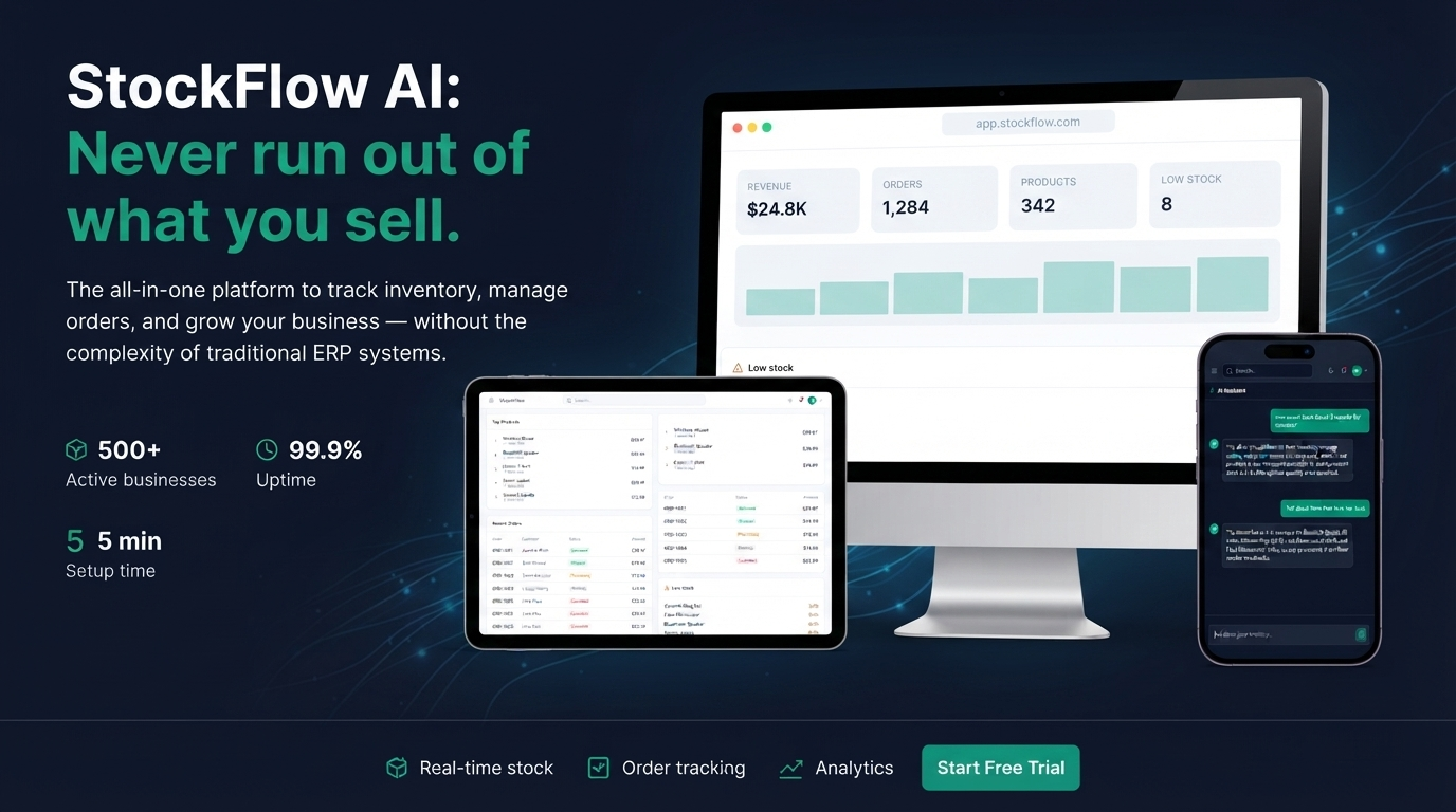 StockFlow AI — Inventory Management SaaS
